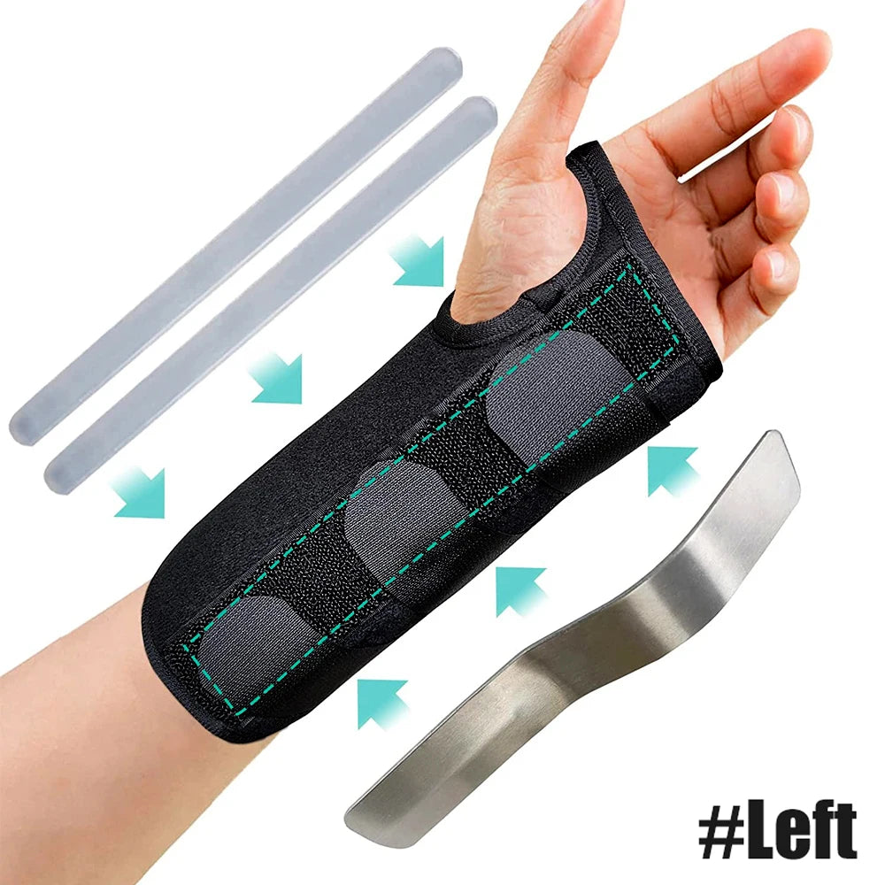 Zwei fixierte Kunststoff-Splints bieten maximale Stabilität bei Verstauchungen Zerrungen und post-operativer Rehabilitation