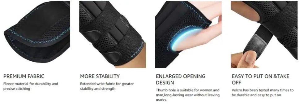 Handgelenkbandage Verstellbar - Karpaltunnel Stütze für Sport & Alltag