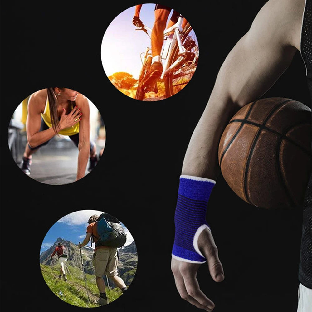 Leichte flexible Handgelenkbandage 18x8cm schützt vor Reibung Blasen bei Gewichtheben Klettern Radfahren Yoga Fitness