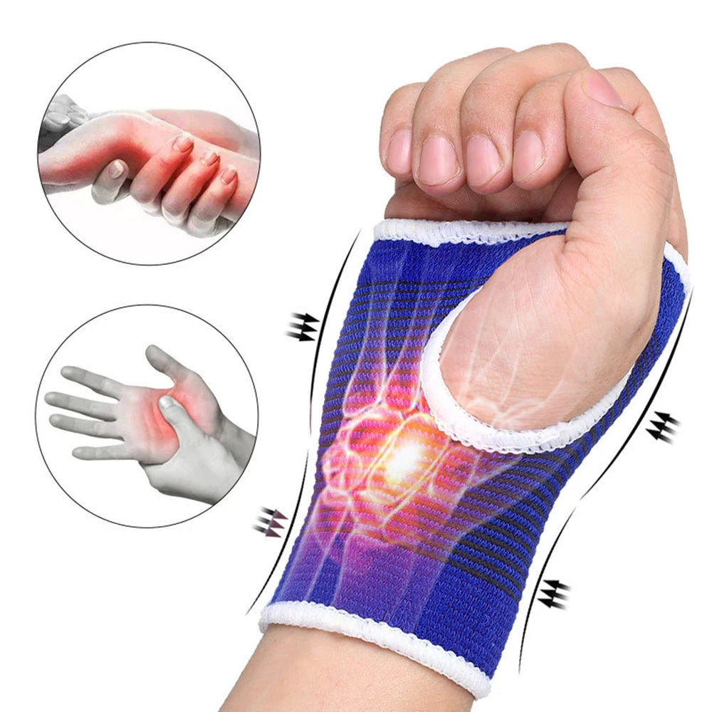 Leichte flexible Handgelenkbandage 18x8cm schützt vor Reibung Blasen bei Gewichtheben Klettern Radfahren Yoga Fitness