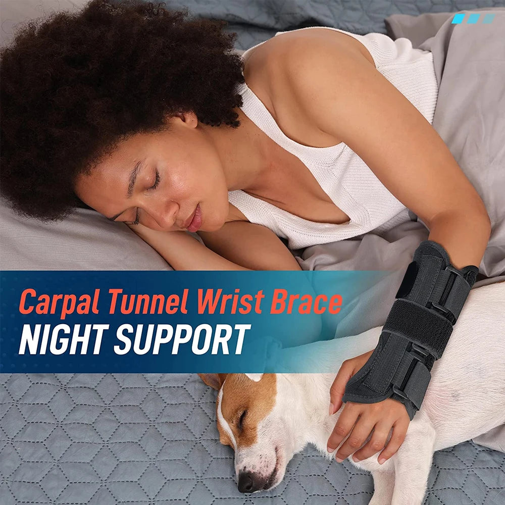 Ergonomisches Design der Karpaltunnel-Bandage passt für Handgelenkumfang 15-21,5 cm universell für Männer und Frauen