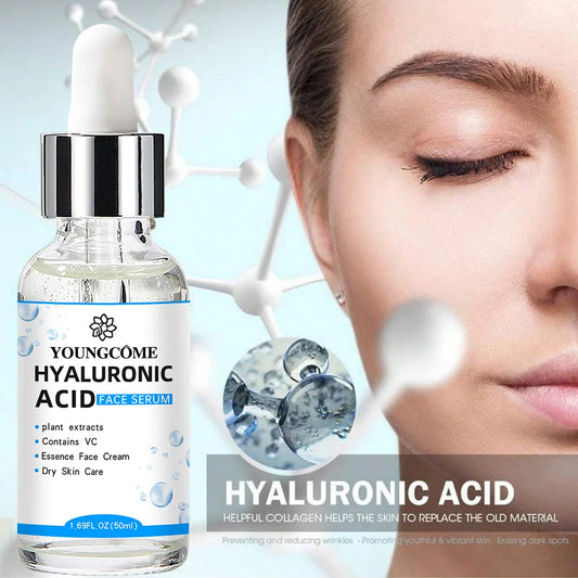 Hyaluronsäure Gesichtsserum Korean Skin Care mit Vitamin C für intensive Feuchtigkeit Anti-Aging und strahlenden Glow