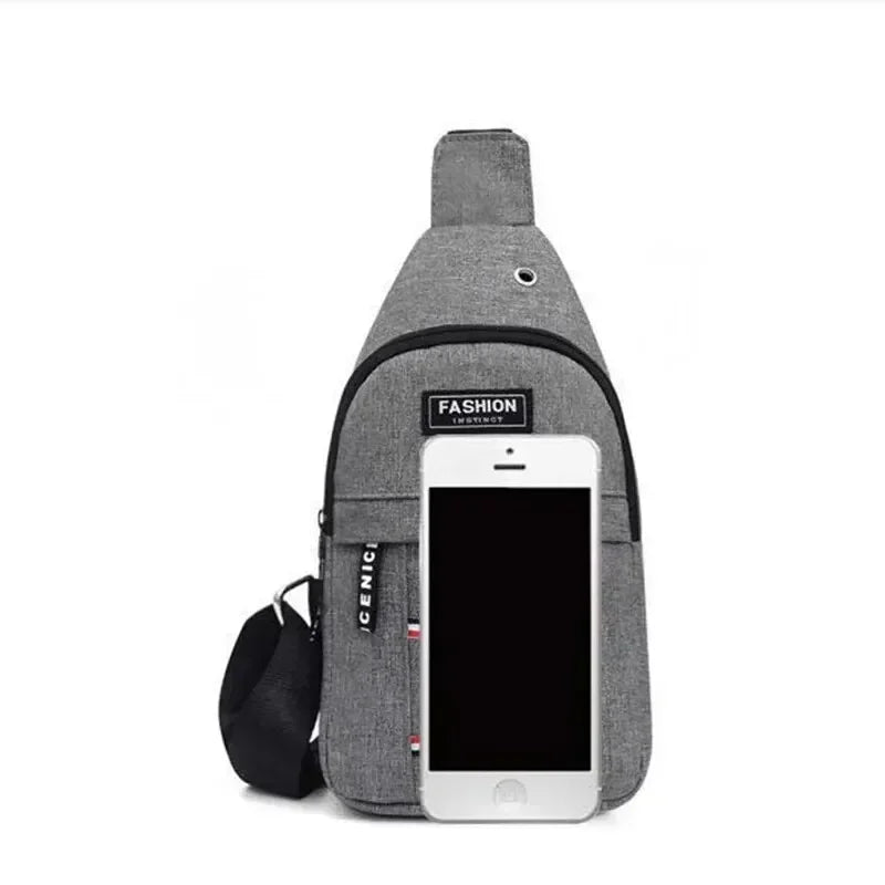 Vielseitig tragbare Umhängetasche als Bauchtasche Hüfttasche oder Crossbody für Festivals Städtereisen und Alltag
