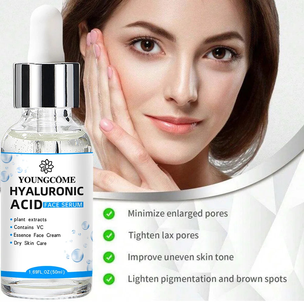 Anti-Aging Hyaluronsäure Serum reduziert Faltentiefe um 30% verbessert Hautelastizität für ebenmäßigen jugendlichen Teint