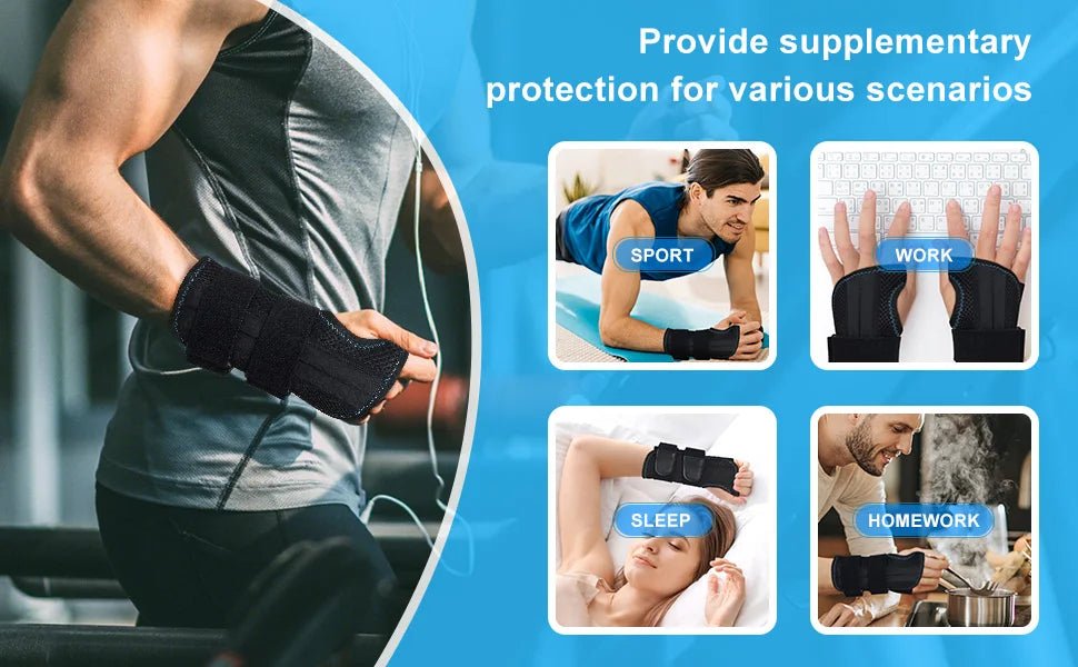 Handgelenkbandage Verstellbar - Karpaltunnel Stütze für Sport & Alltag