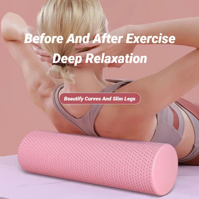 6-Kant Foam Roller Detailansicht - Anti-Rutsch Design für stabiles Faszientraining, Yoga und Pilates Übungen zu Hause 9,5cm Ø