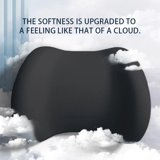 Ergonomisches Lendenwirbelstützkissen Memory-Schaum, Schlaf Bett, Bandscheibenvorfall Unterstützung, weich komfortabel grau