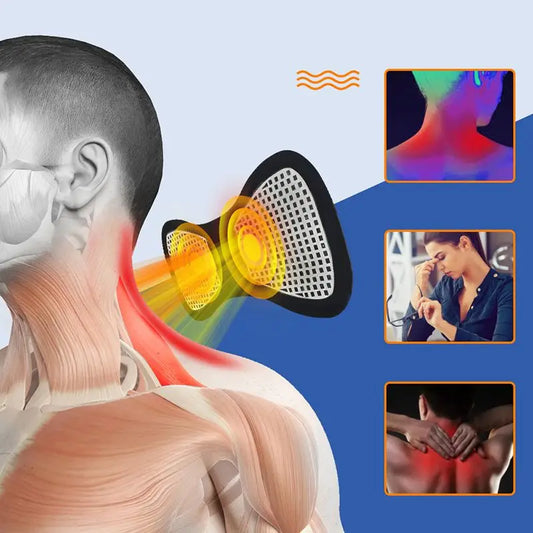 Patch-Design klebt direkt Haut Hände frei während Massage Arbeit Aktivitäten kein Halten gezielt Triggerpunkte schmerzende Stelle
