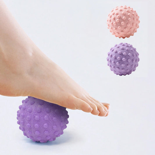 Faszienball mit erhöhten Noppen aus TPR-Material, professioneller Massageball für Triggerpunkt-Therapie und Faszien-Training