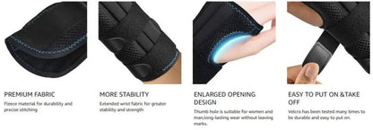 Handgelenkbandage Verstellbar - Karpaltunnel Stütze für Sport & Alltag 