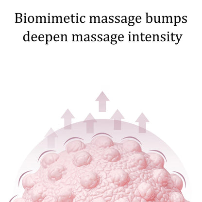 Detailansicht erhöhte Noppen-Struktur des Massageballs, optimal für gezielte Triggerpunkt-Stimulation und Faszien-Lösung