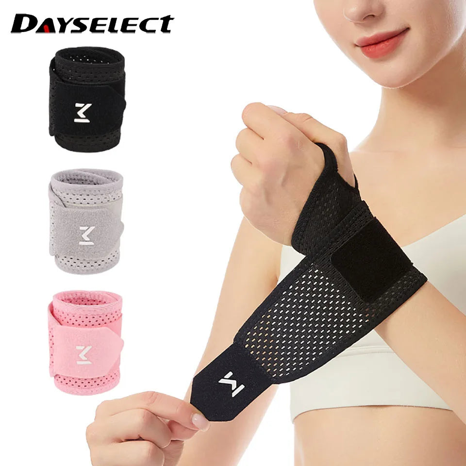 Atmungsaktive Sport-Handgelenkbandage mit Kompression in Schwarz, elastisches Material für optimalen Halt beim Training