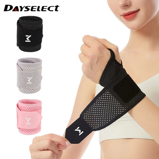 Atmungsaktive Sport-Handgelenkbandage mit Kompression in Schwarz, elastisches Material für optimalen Halt beim Training