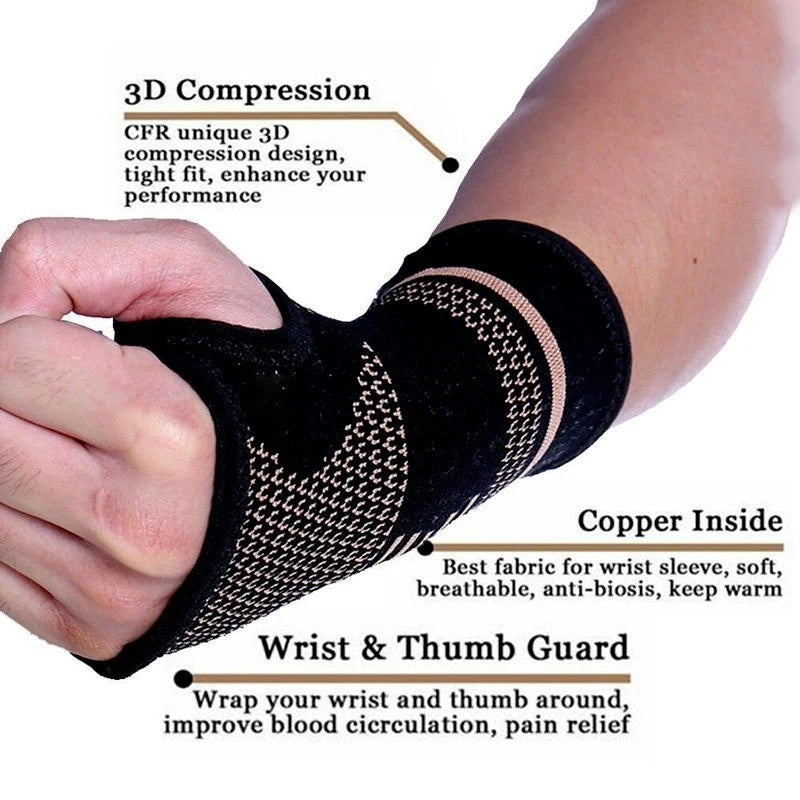 Detailansicht Klettverschluss Handgelenkbandage - Individuelle Anpassung der Kompression für optimale Stabilisierung 14-22cm