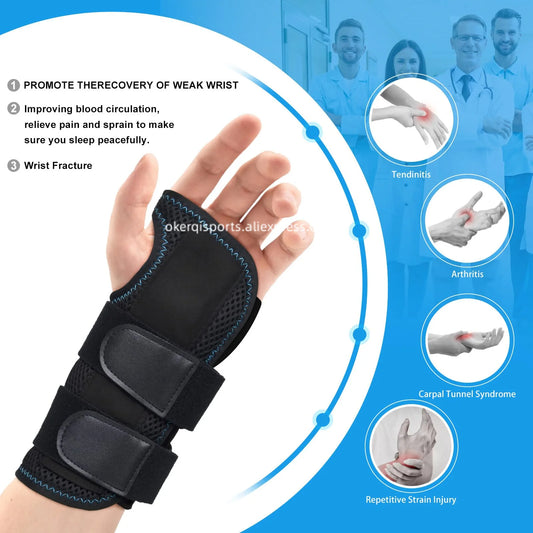 Handgelenkbandage Verstellbar - Karpaltunnel Stütze für Sport & Alltag