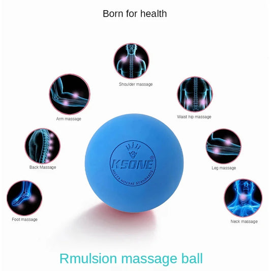 Professioneller Massageball Fitness, Muskelentspannung Regeneration, Tiefengewebsmassage, portabel 140g grün