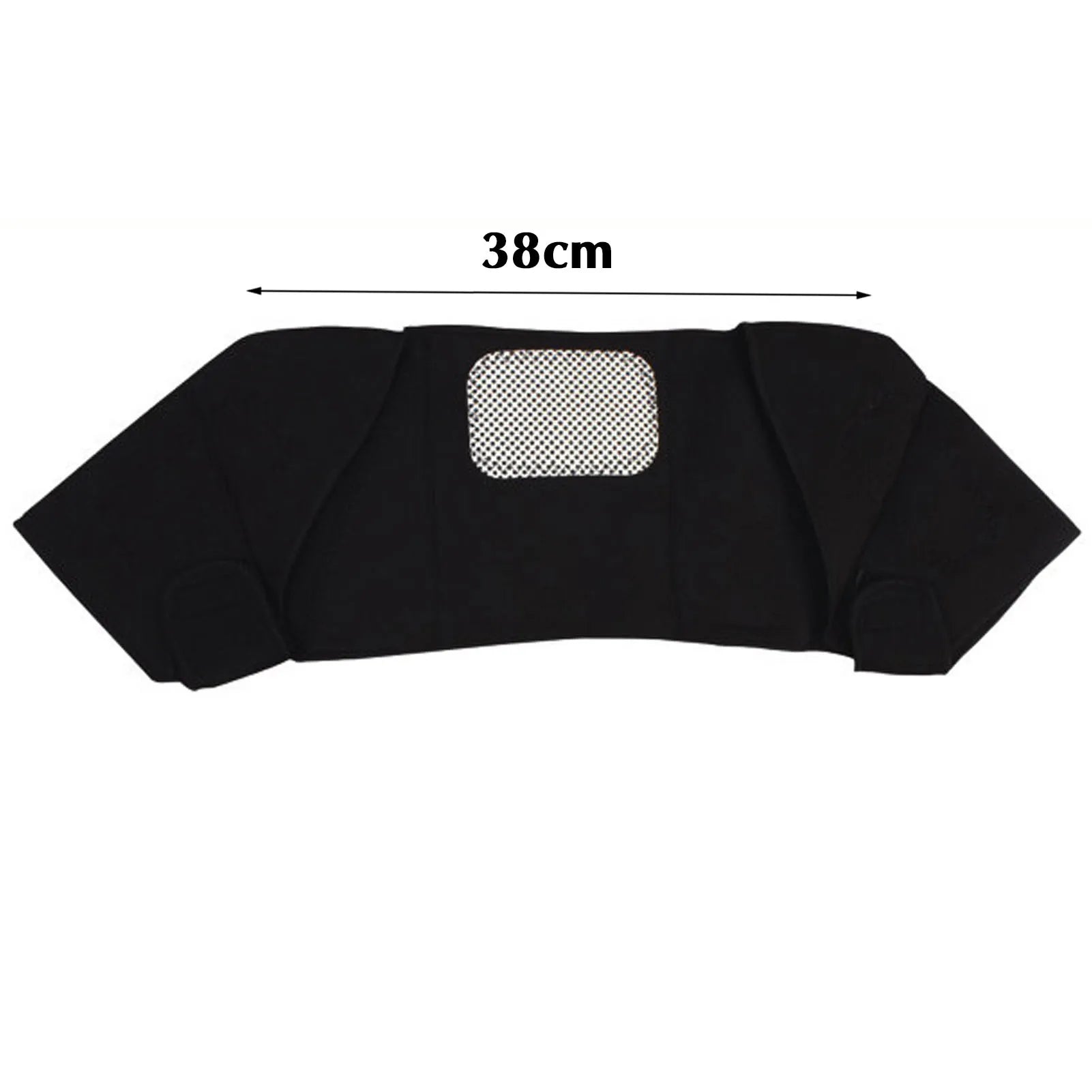 Verstellbar Klettverschlüsse Universalgröße Männer Frauen atmungsaktiv Neopren Turmalin-Schicht Massage-Oberfläche schwarz ganztägig 8-12 Stunden