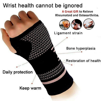 Athlet trägt Handgelenkbandage beim Gewichtheben - Stabilität und Verletzungsprävention beim Krafttraining im Fitnessstudio