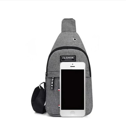 Vielseitig tragbare Umhängetasche als Bauchtasche Hüfttasche oder Crossbody für Festivals Städtereisen und Alltag