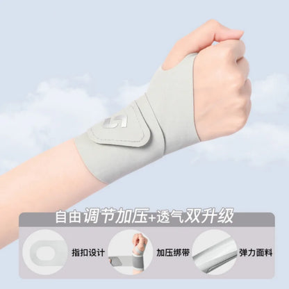 Nahtlose Slip-On Handgelenkstütze - Universal Fit 14-22cm ohne Klettverschluss, selbstanpassend für linke und rechte Hand 24/7 Komfort