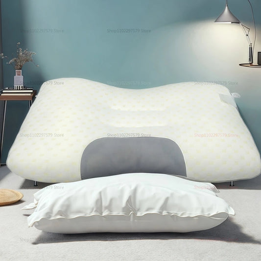 Orthopädisches Nackenkissen aus Sojafaser, ergonomische Schmetterlingsform, HWS-Unterstützung, für besseren Schlaf Zuhause